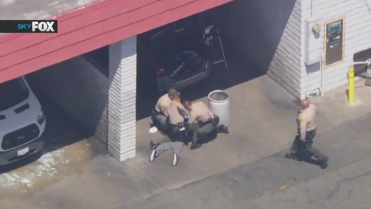 Police chase ends in 4 arrests at car wash